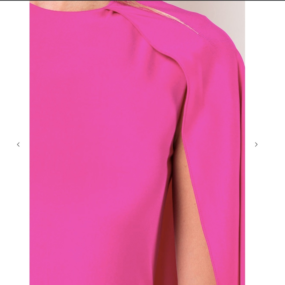 CHRISTIAN SIRIANO Fuchsia Pink Red Cascading Side - Picture 7 of 7